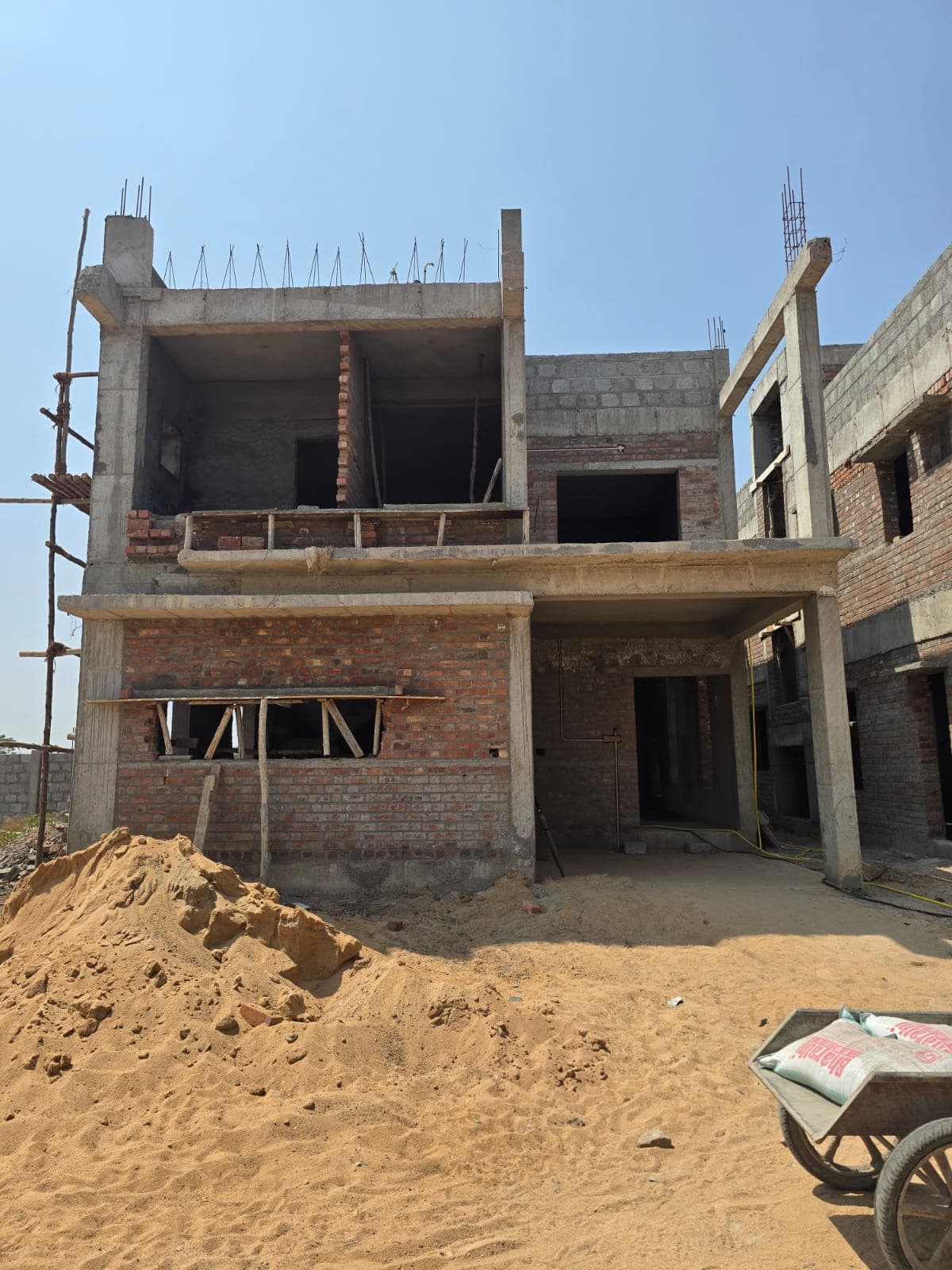 Tranquil Meadows — on-site construction detail