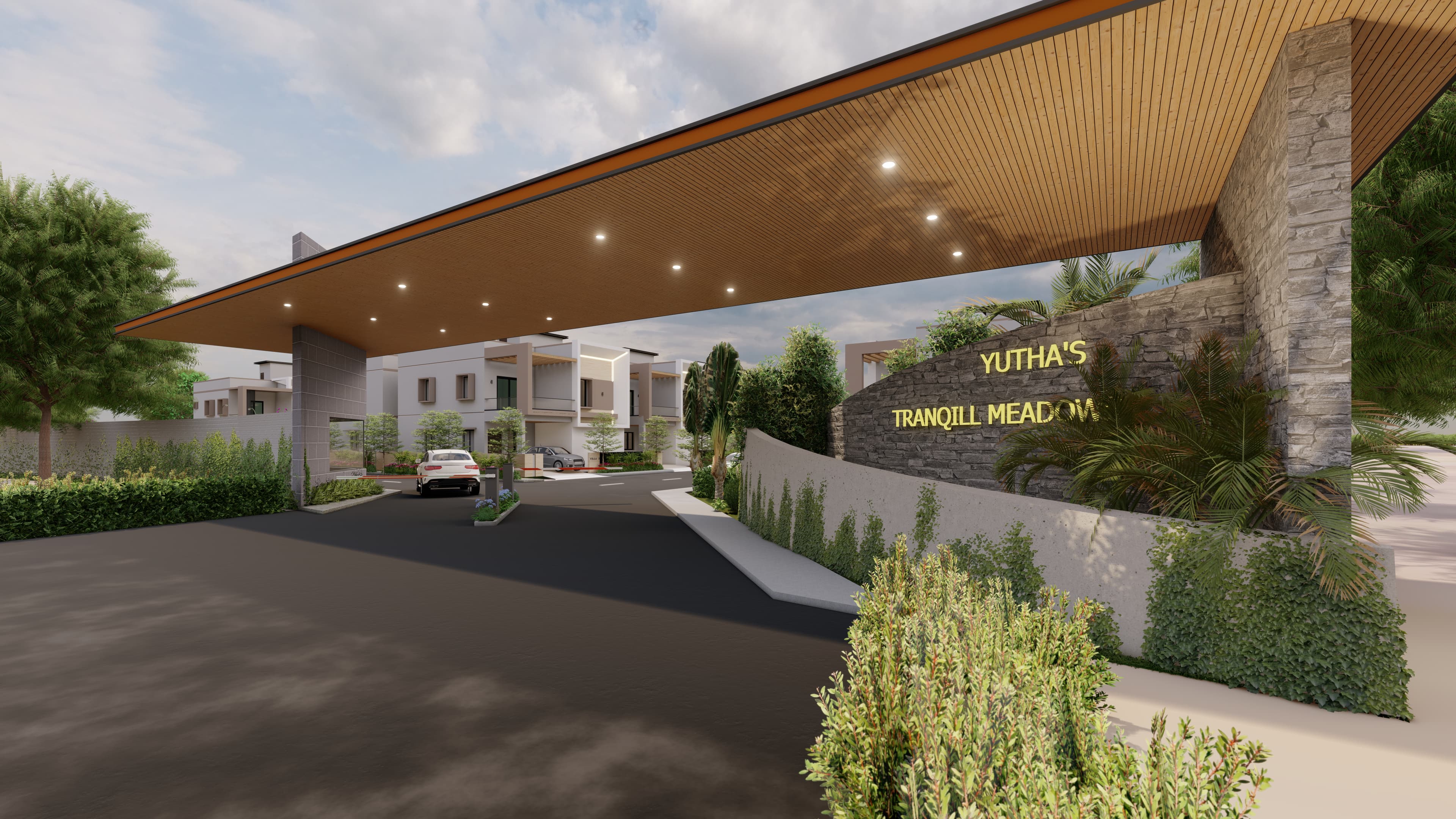 Grand Entrance Gate — Tranquil Meadows